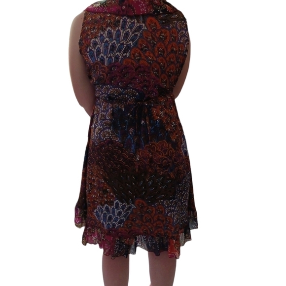 Silly Yeti RUFFLED WRAP AROUND DRESS - Picture 8 of 8